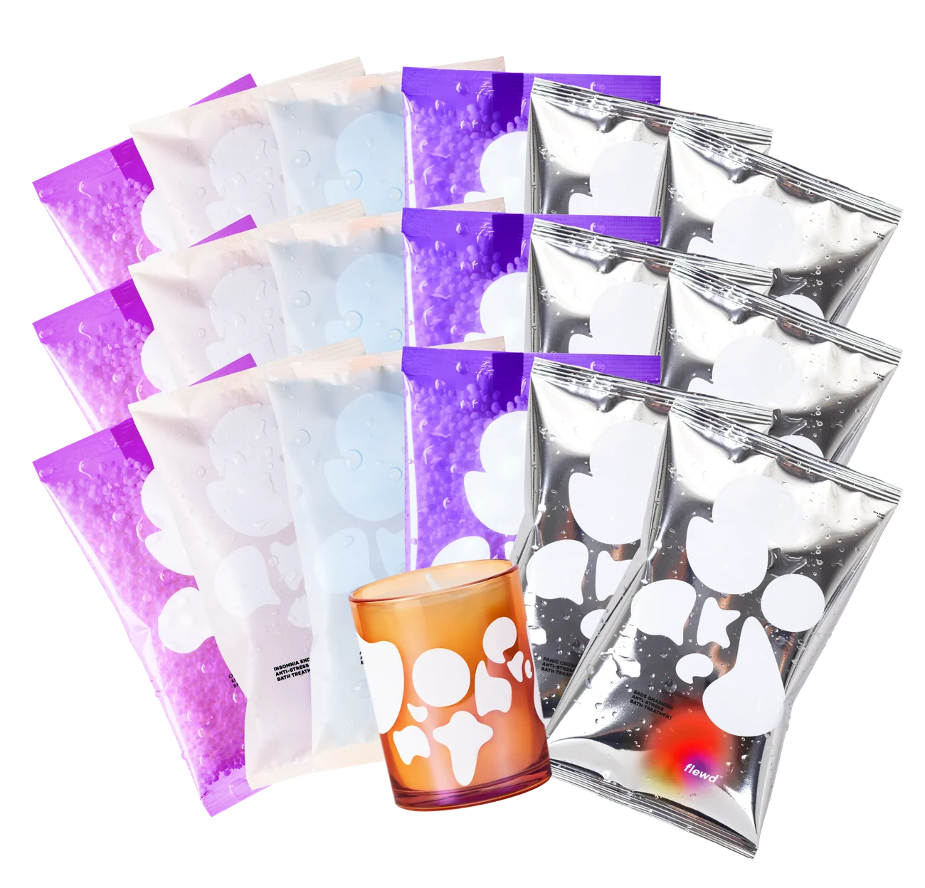 Cyber monday bundle: 18 stresscare bath soaks plus the Unbothered candle